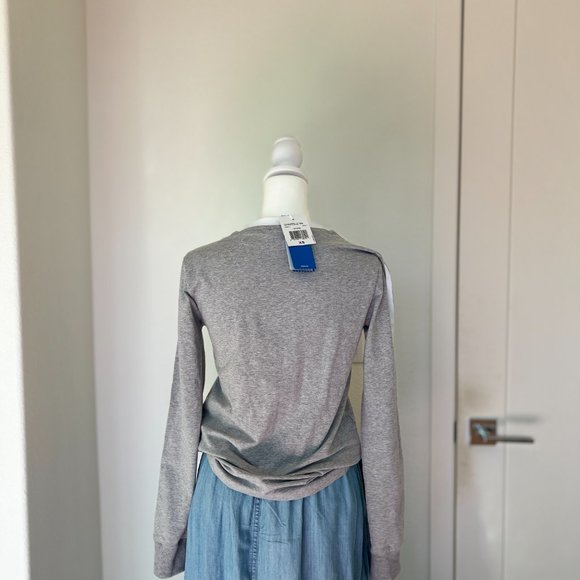 NWT ADIDAS ORIGINALS WOMENS 3-STRIPES LONG SLEEVE T-SHIRT - Picture 7 of 12